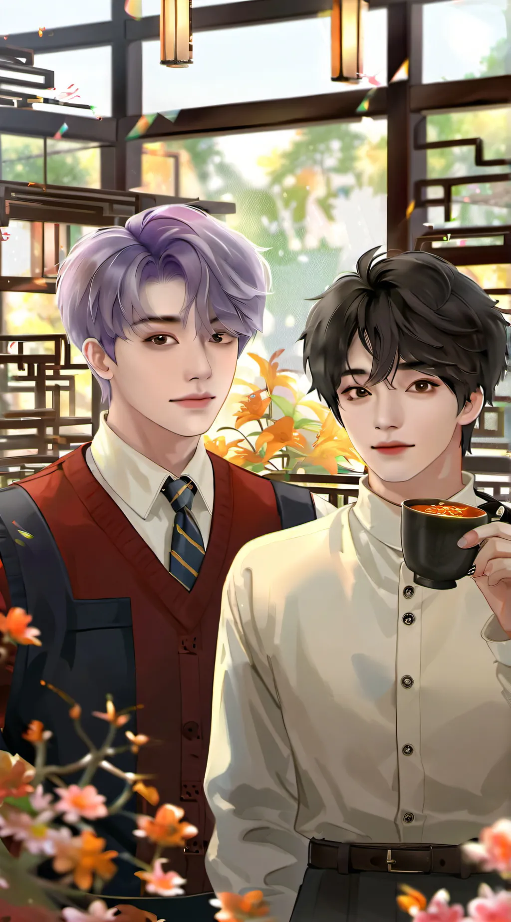 ai character: minsung background