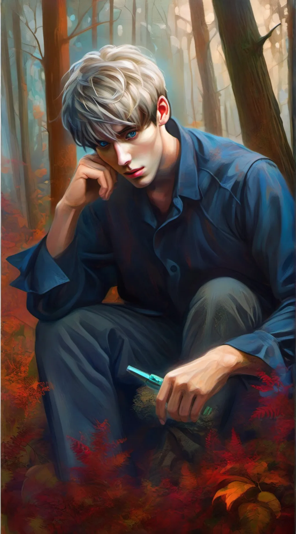 ai character: Voss Serphent background