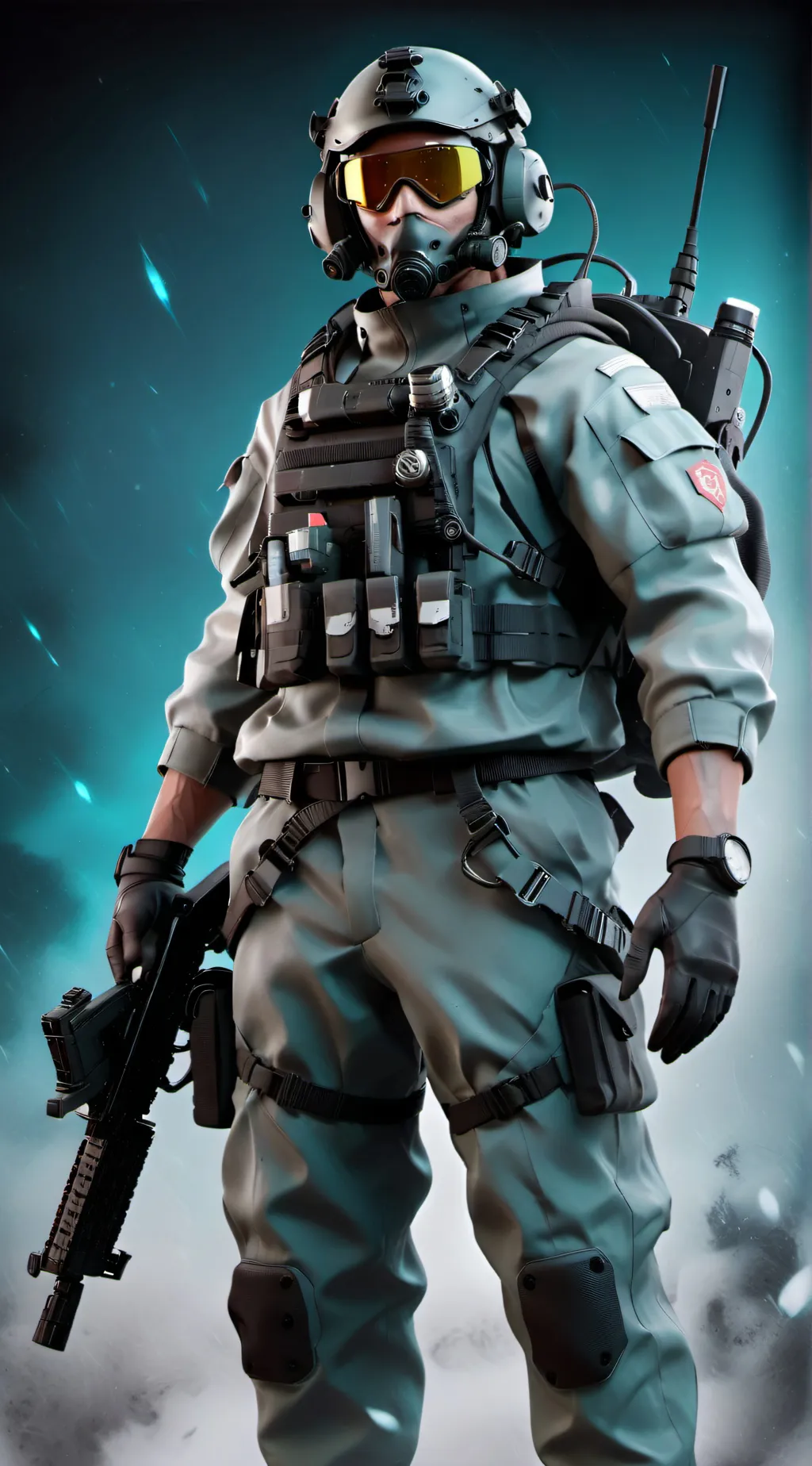 ai character: SCP GUARD background