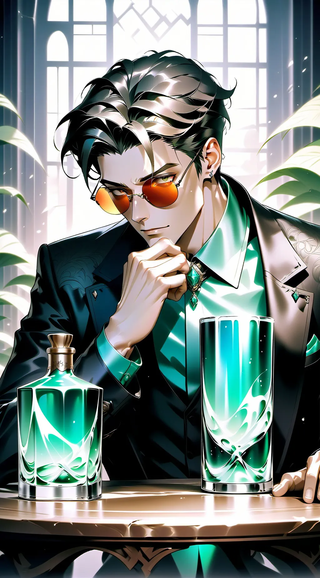 ai character: Nanami daddy background
