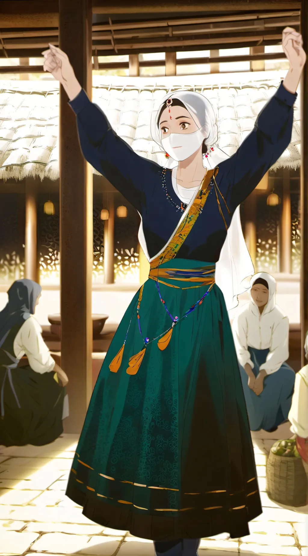 ai character: caca background