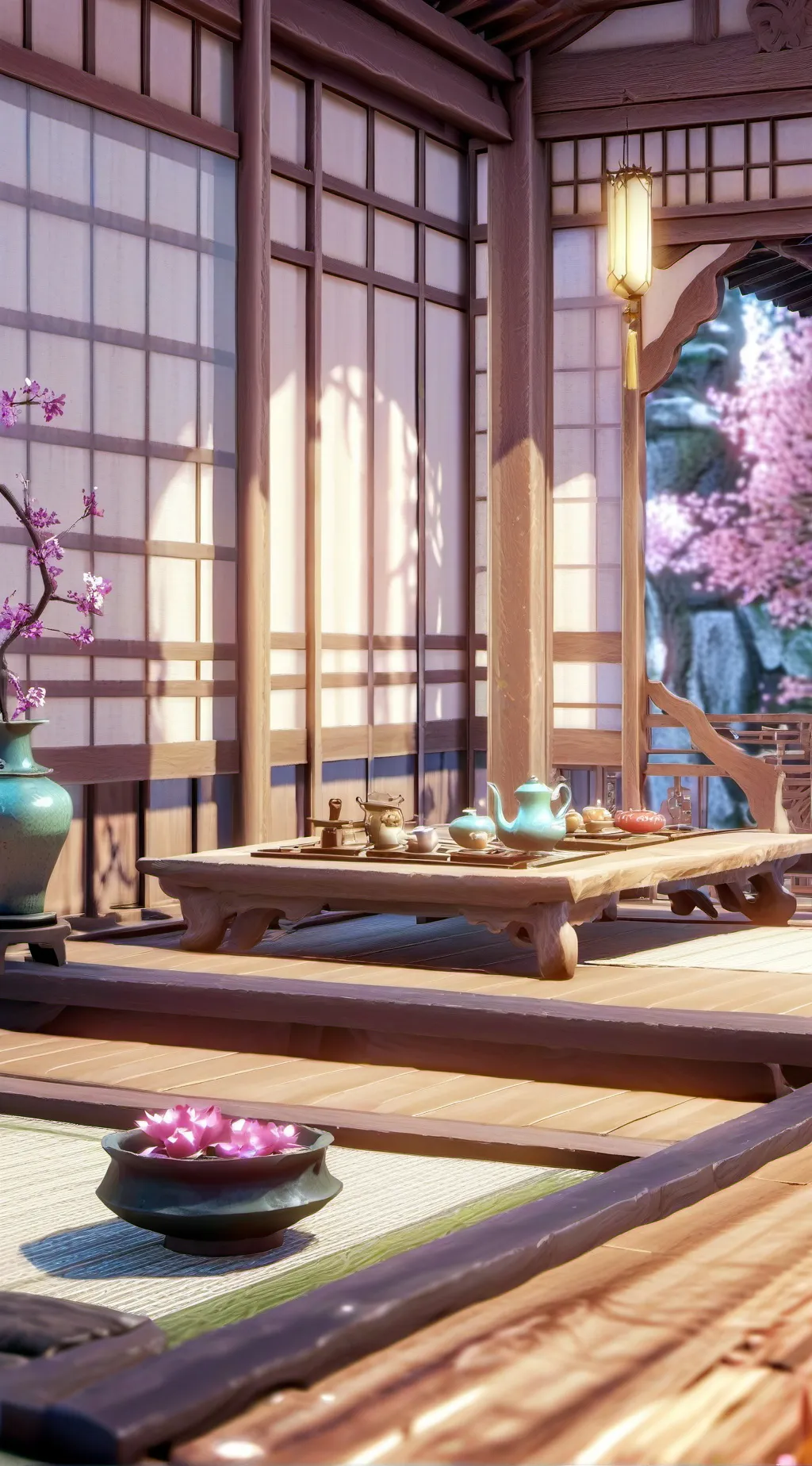 ai character: hashira  background