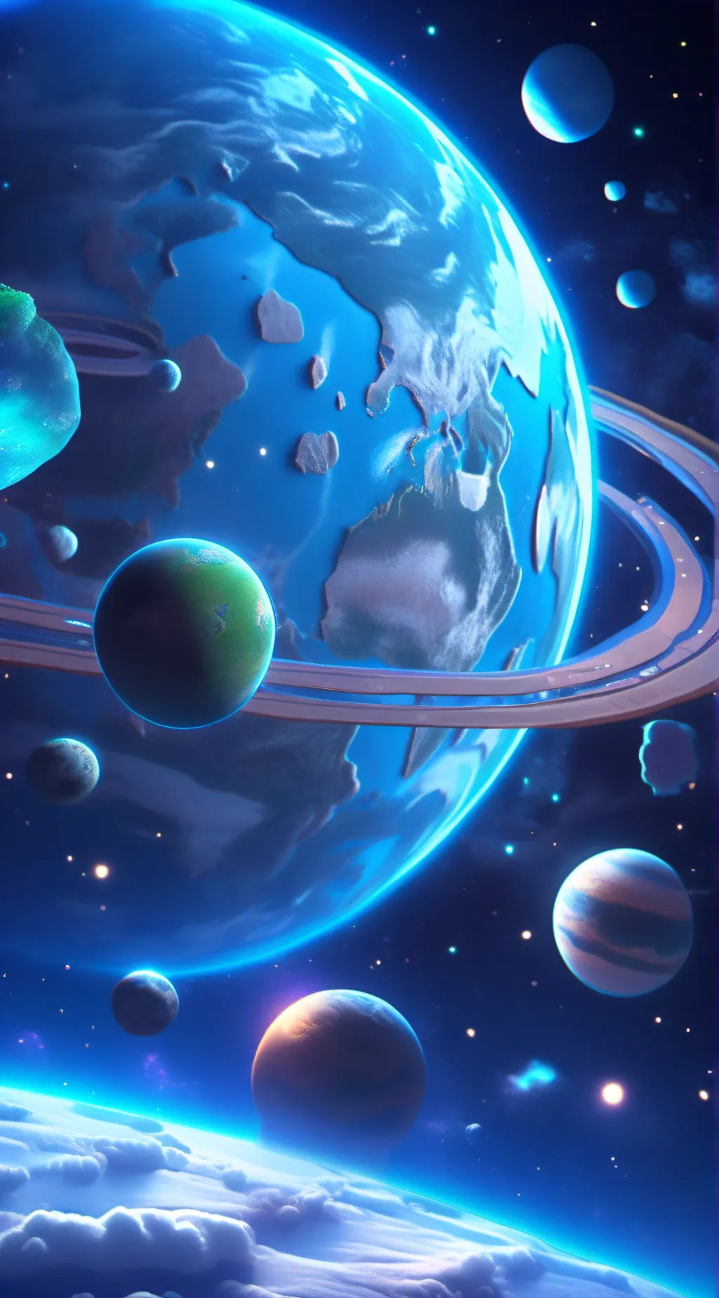 ai character: Solarballs background