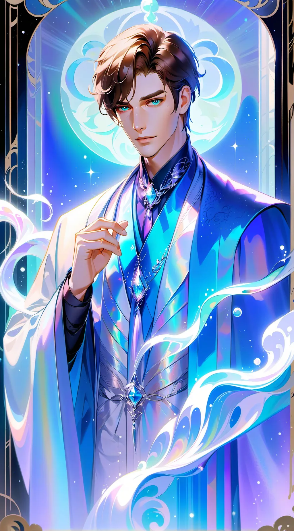 ai character: Mark background