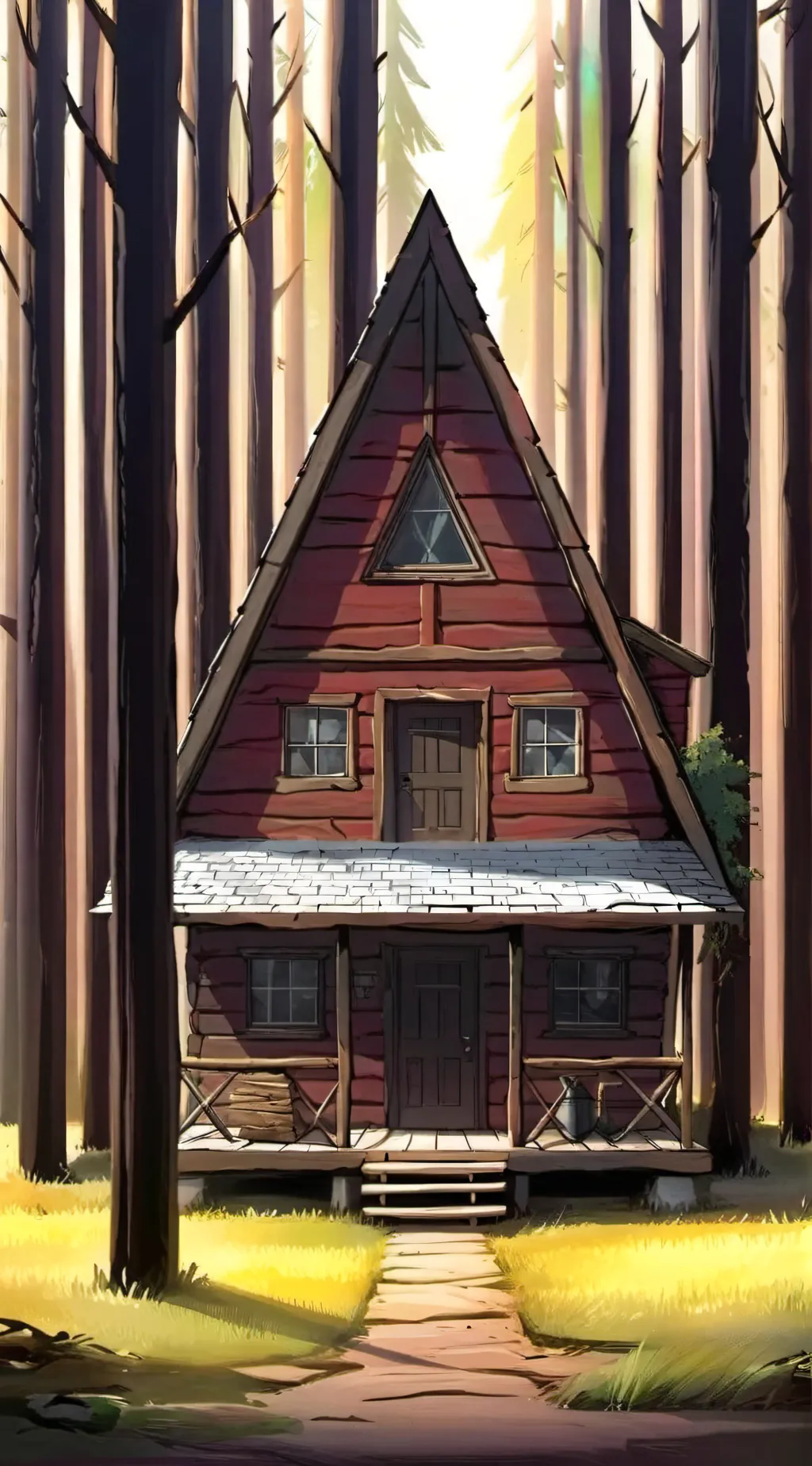 ai character: Gravity Falls background