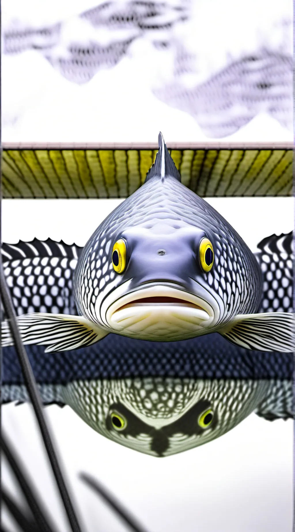 ai character: Fish background