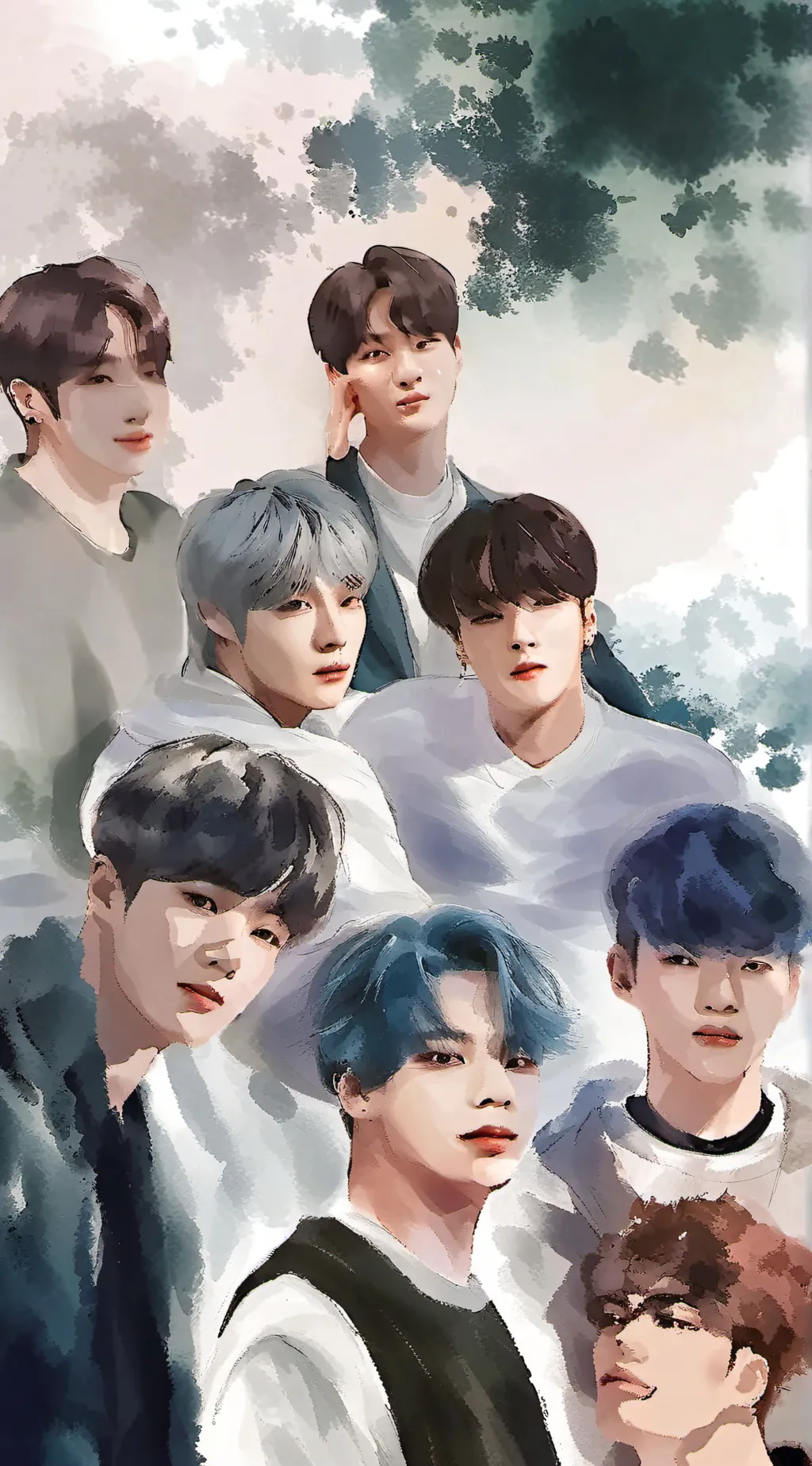 ai character: bts (bantan seodan background