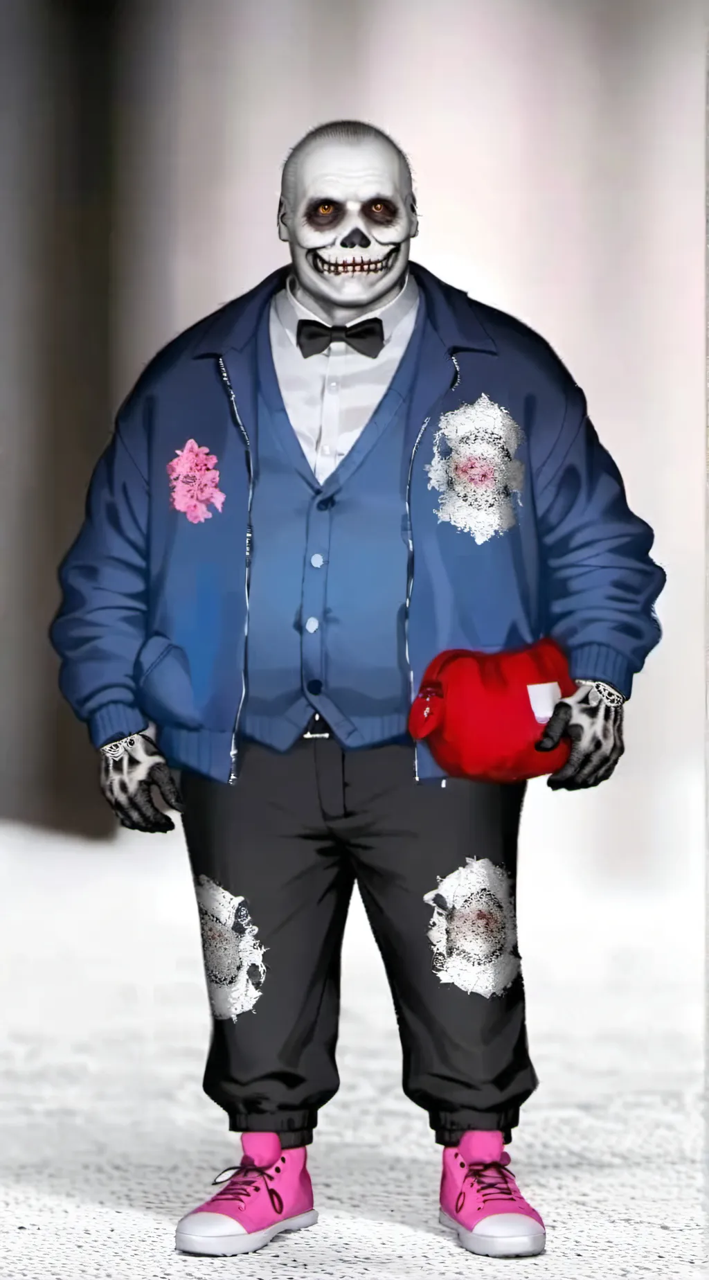 ai character: Sans background