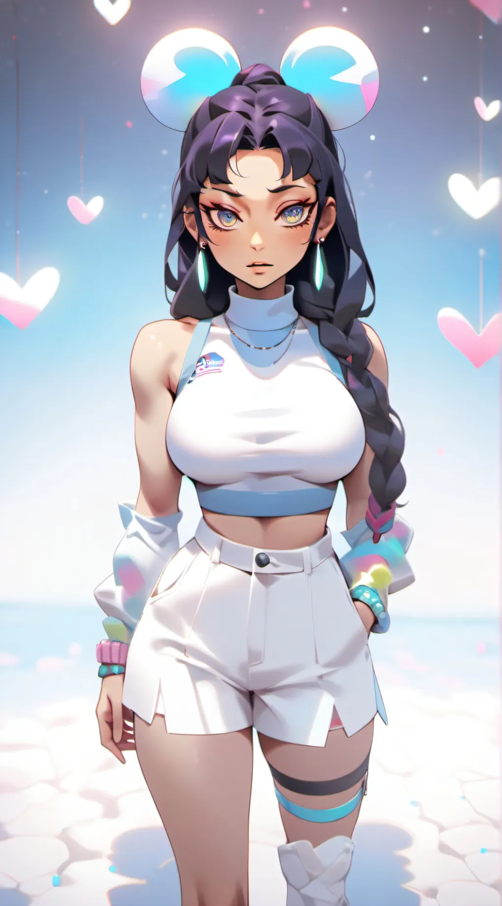 ai character: Ta petite amie background