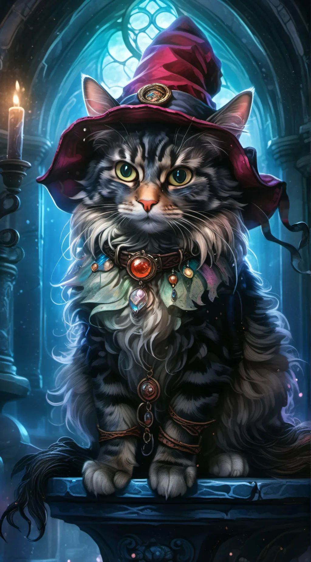 ai character: Wizard Harley  background
