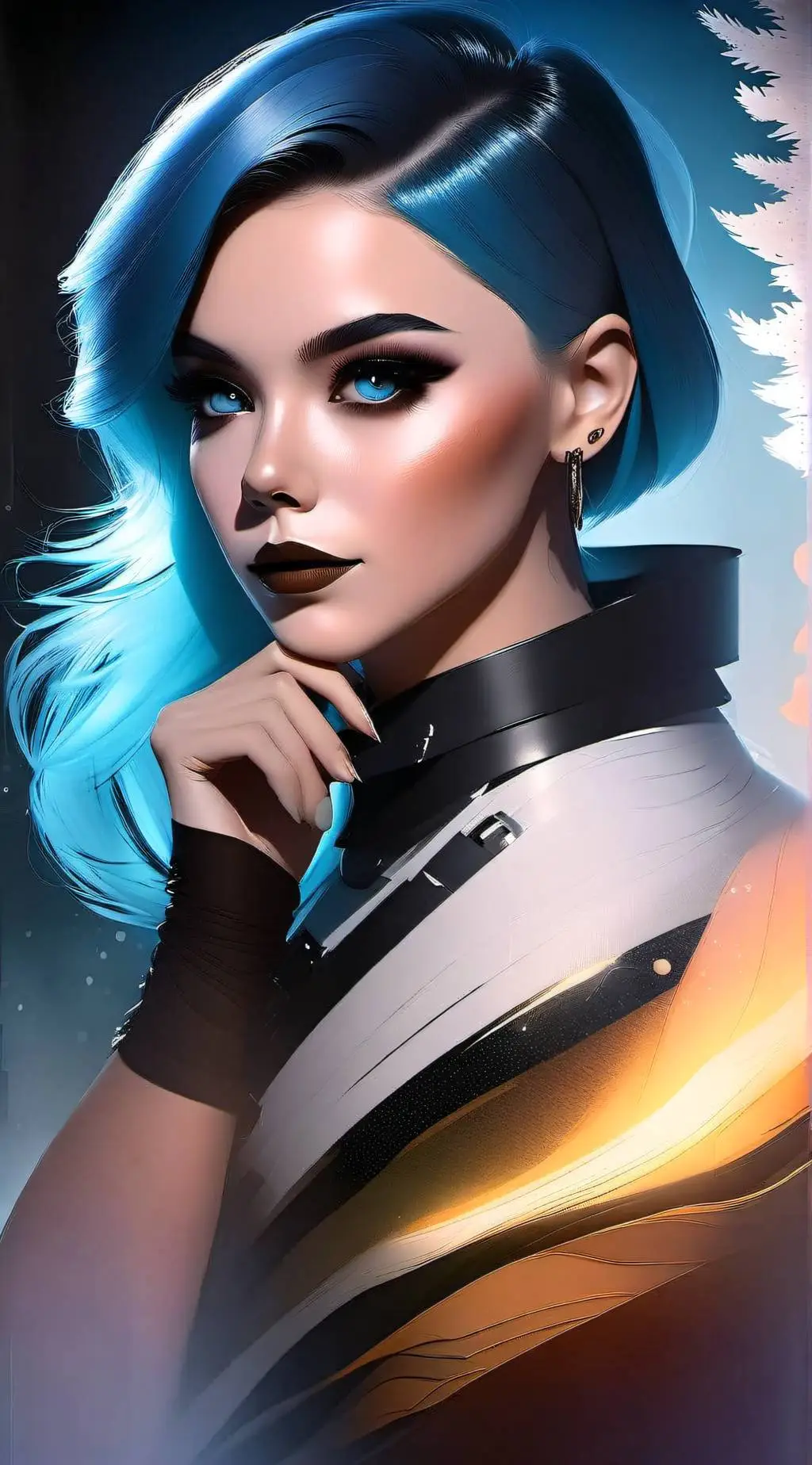 ai character: Eva background