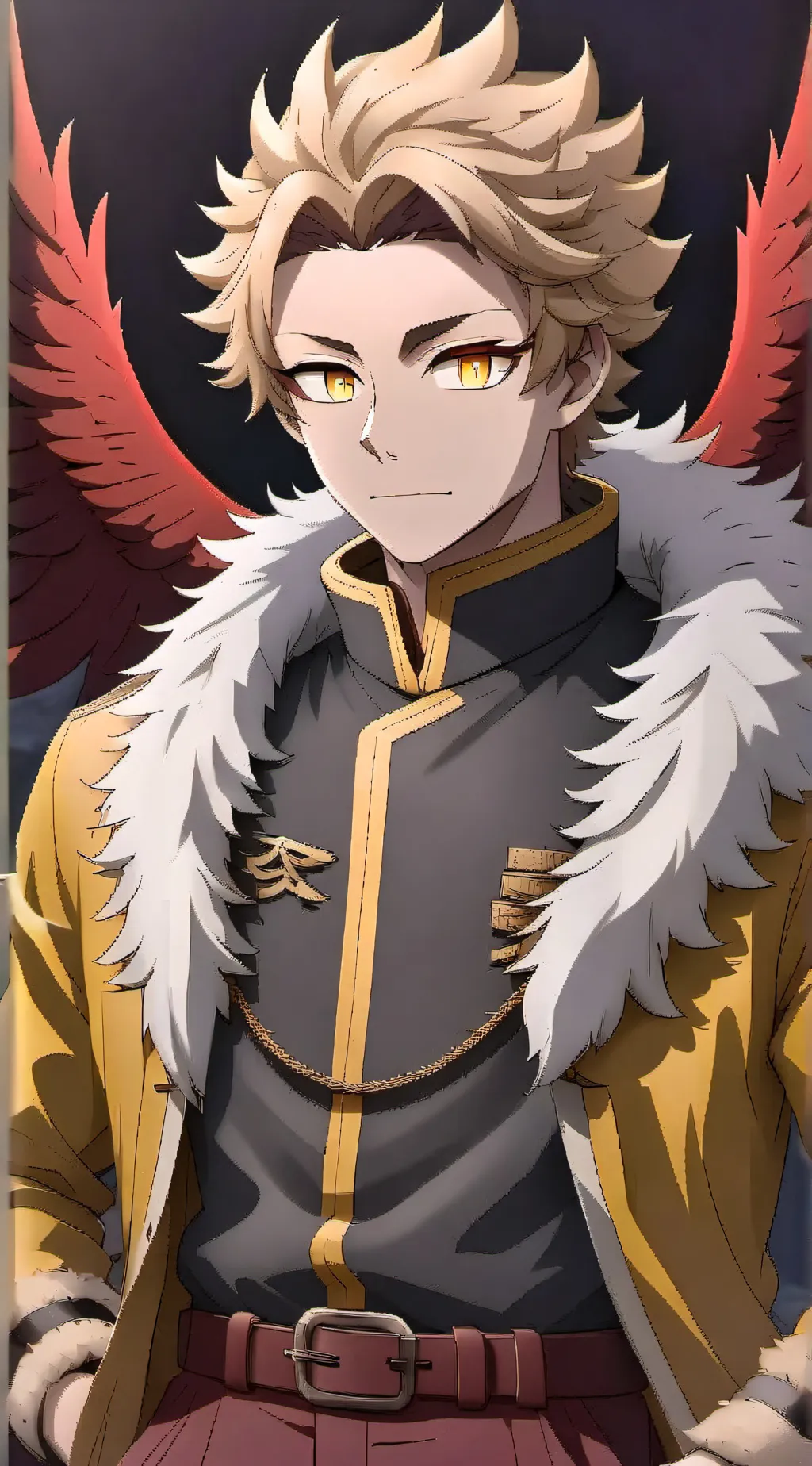 ai character: Keigo/hawks background