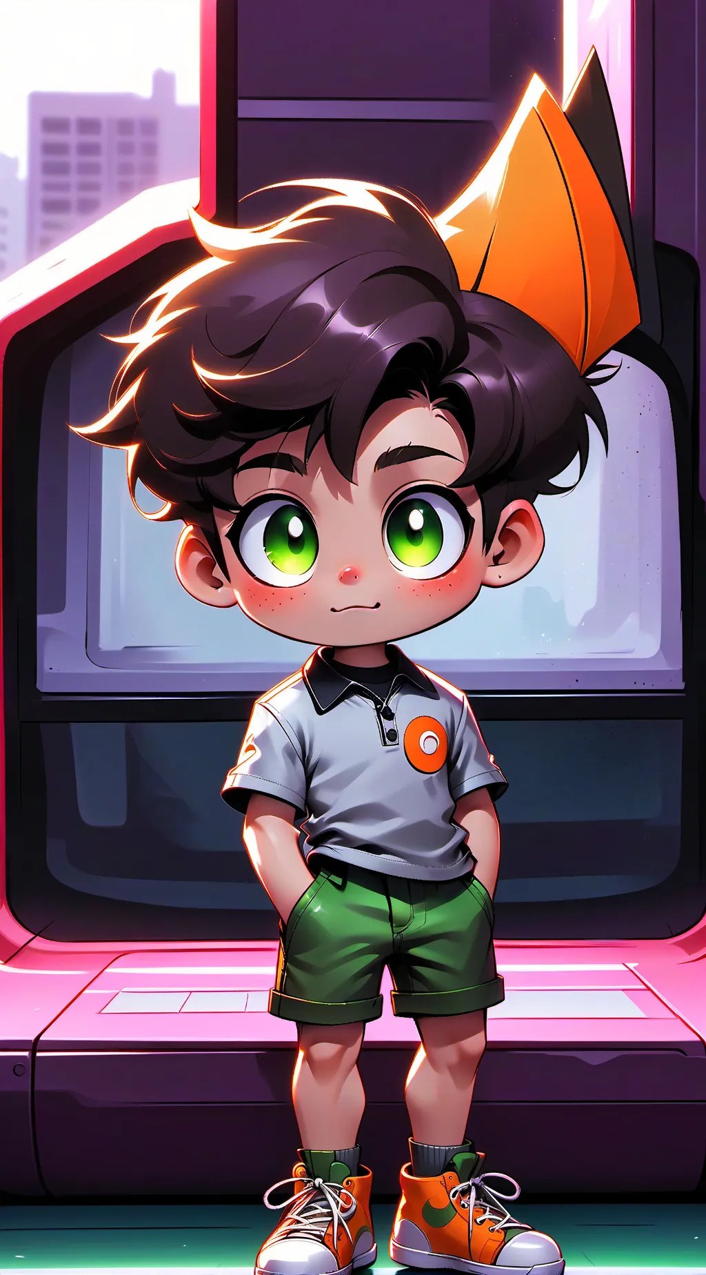ai character: Axolotl background