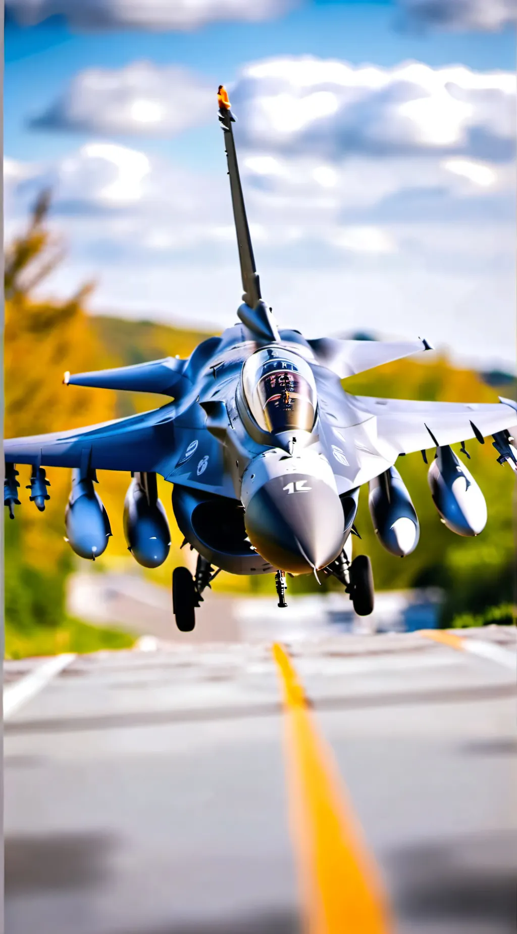 Talkie AI - Chat with F-16 fighter jet