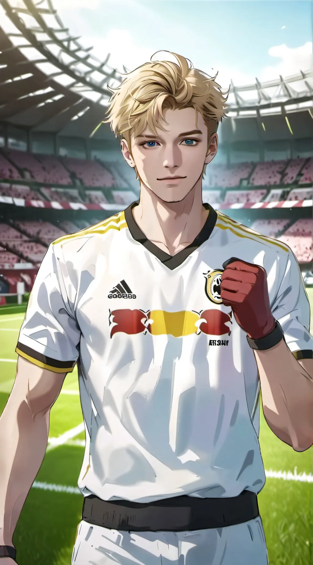 ai character: Kaiser X Isagi  background