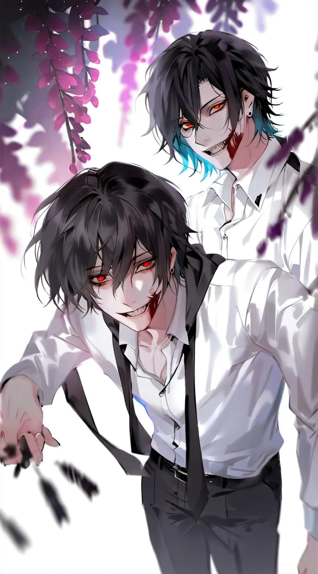 ai character: Jeff the killer  background