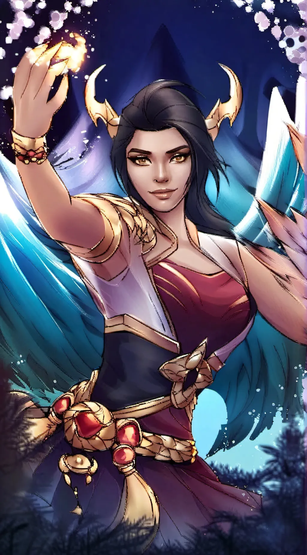 ai character: Amara  background