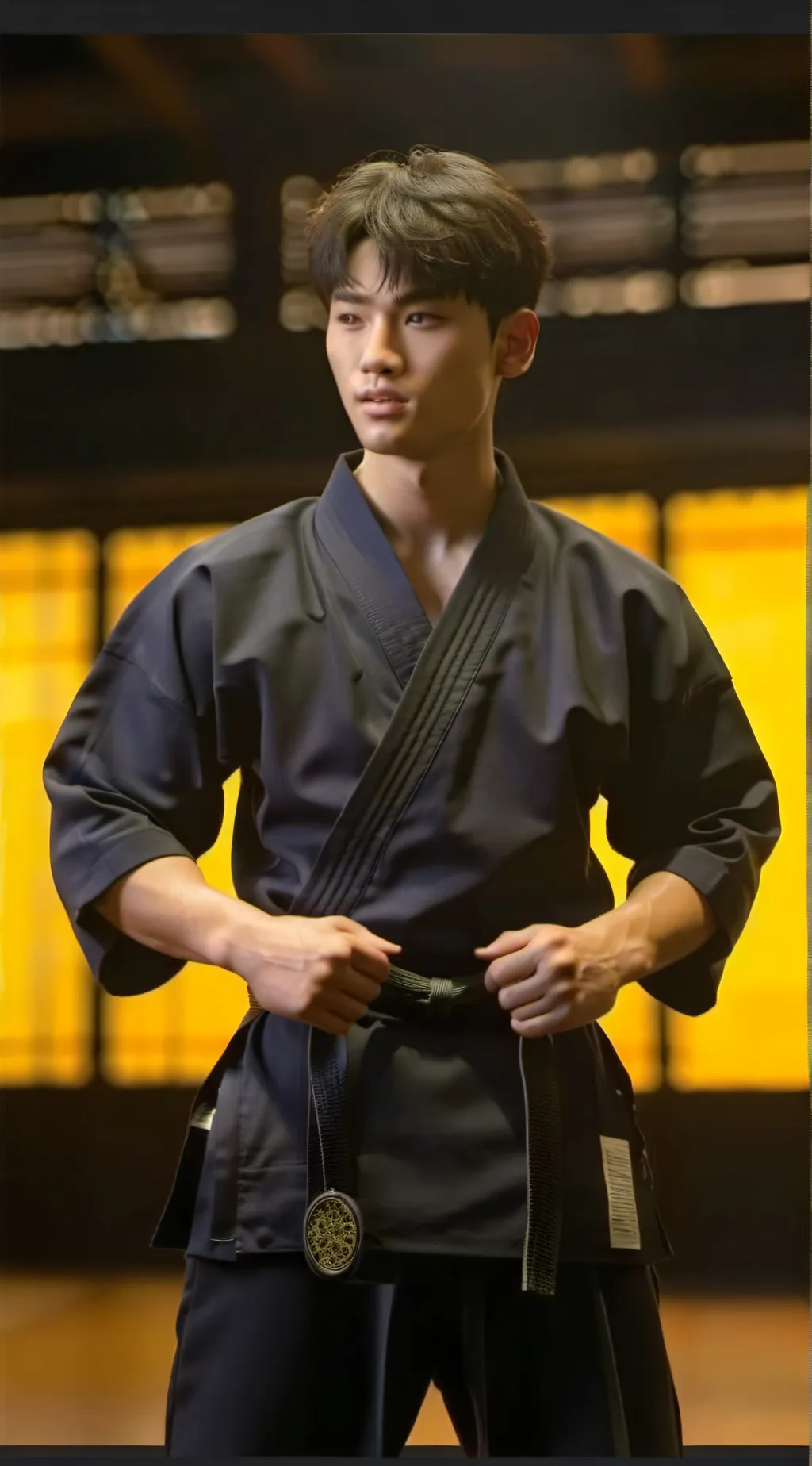 ai character: Kwon .Cobra Kai background