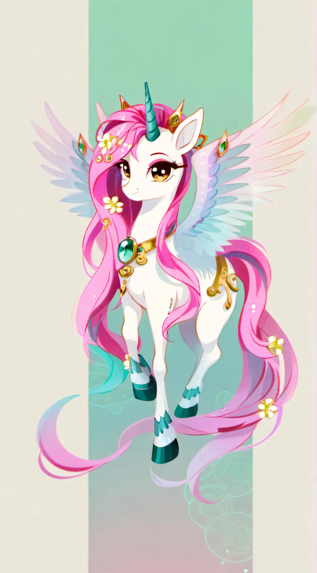 ai character: princess amore  background