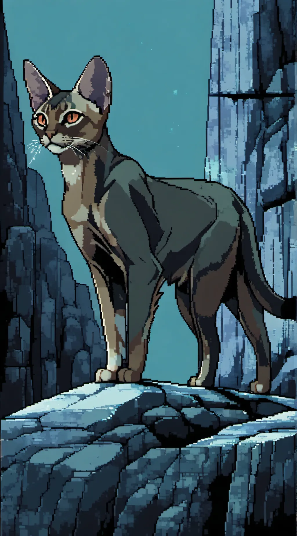 ai character: Coppershine background