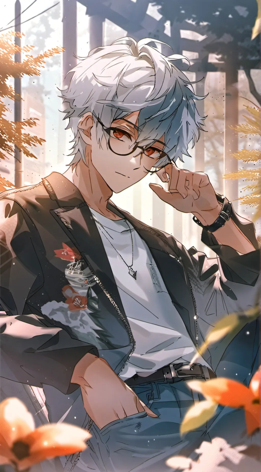 ai character: Leo background