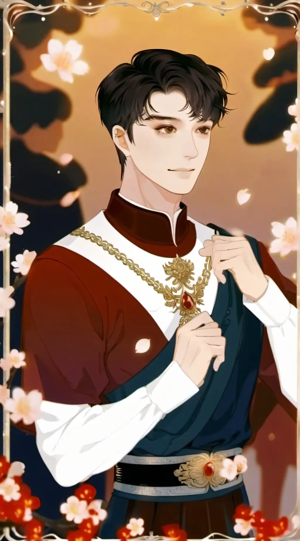ai character: Justin background