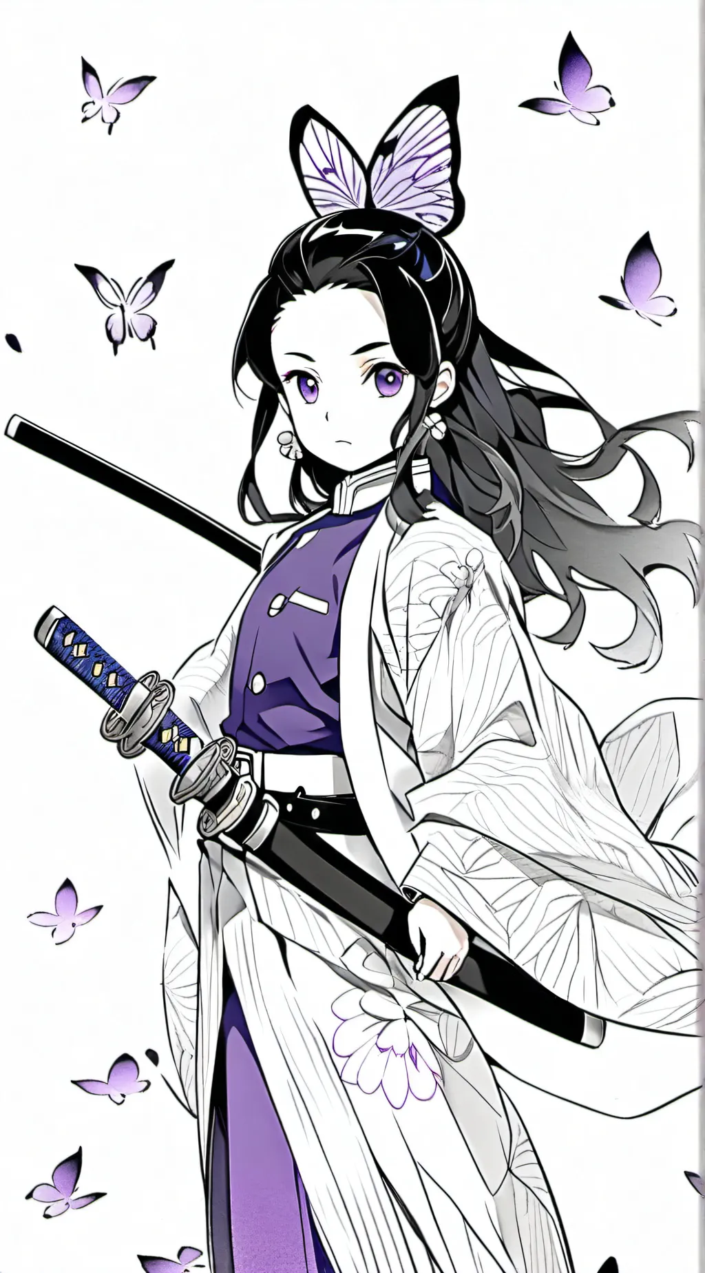 ai character: Shinobu Kocho background