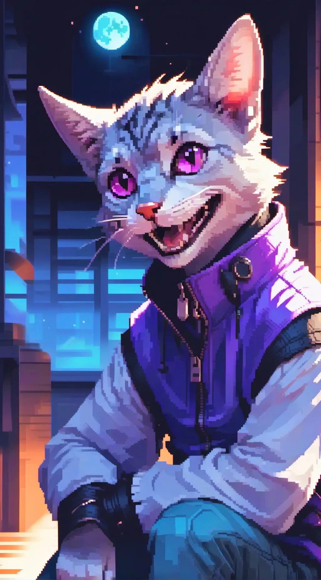ai character: Catnap background