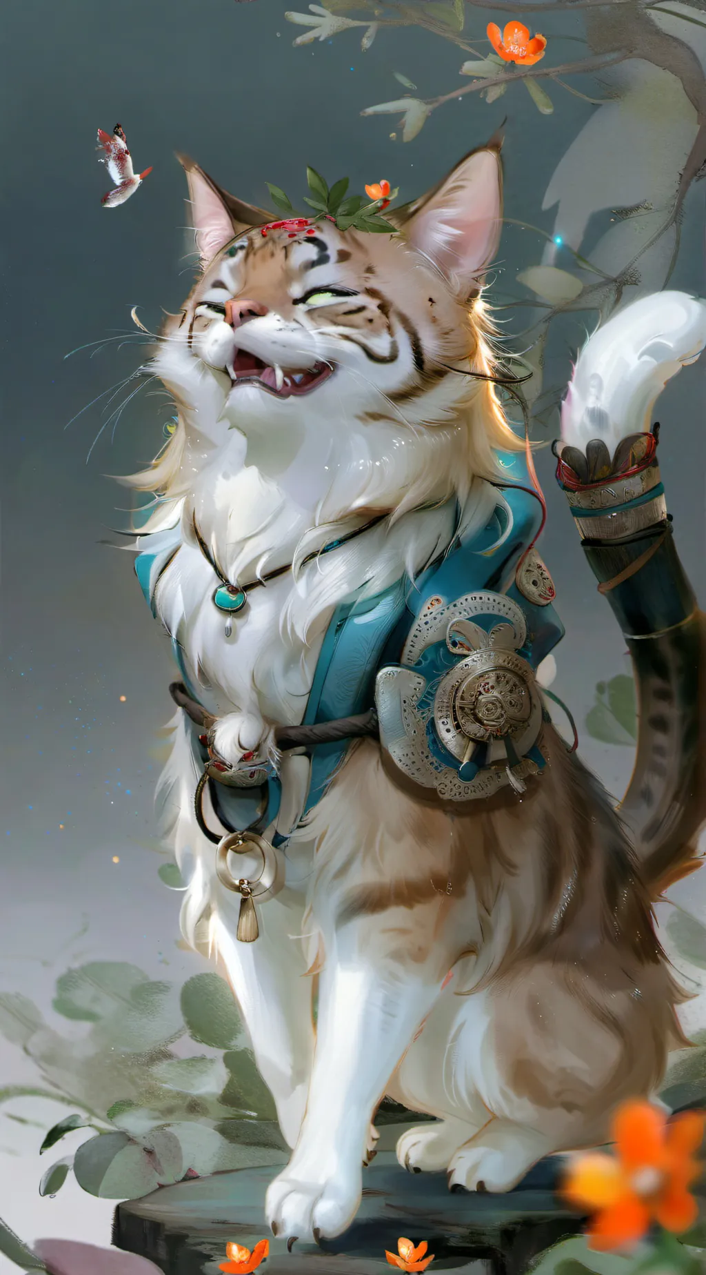 ai character: Dusk'Dawn background