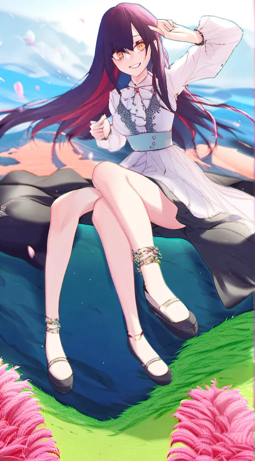 ai character: al hoshino  background