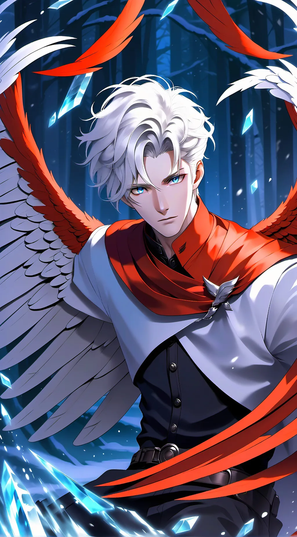 ai character: MHA Ash background