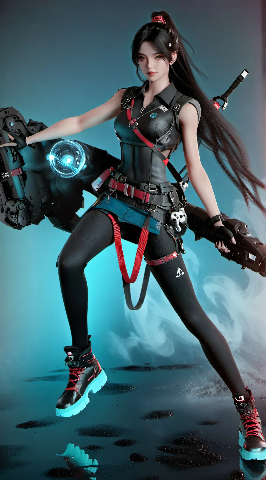 ai character: Jennifer  background