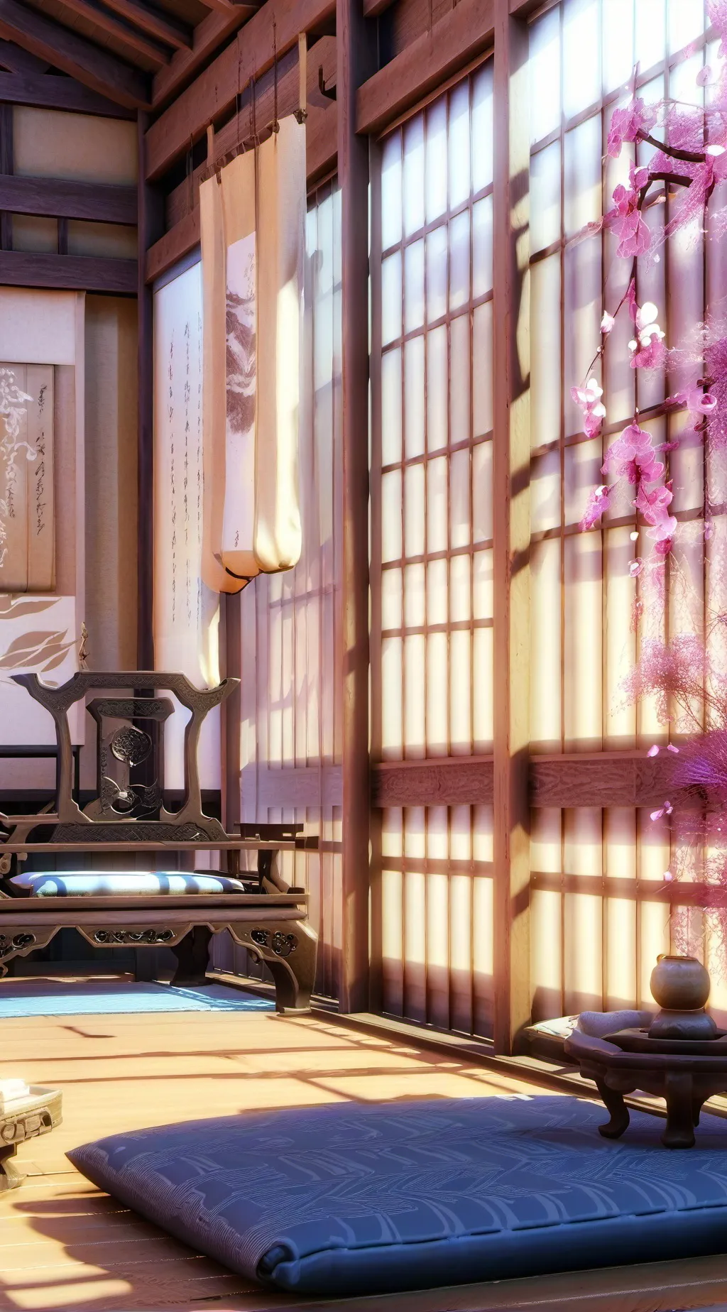 ai character: hashira  background