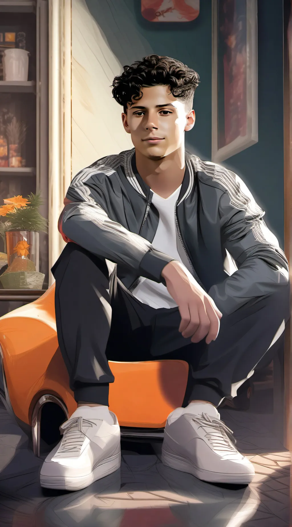 ai character: Cris Junior  background