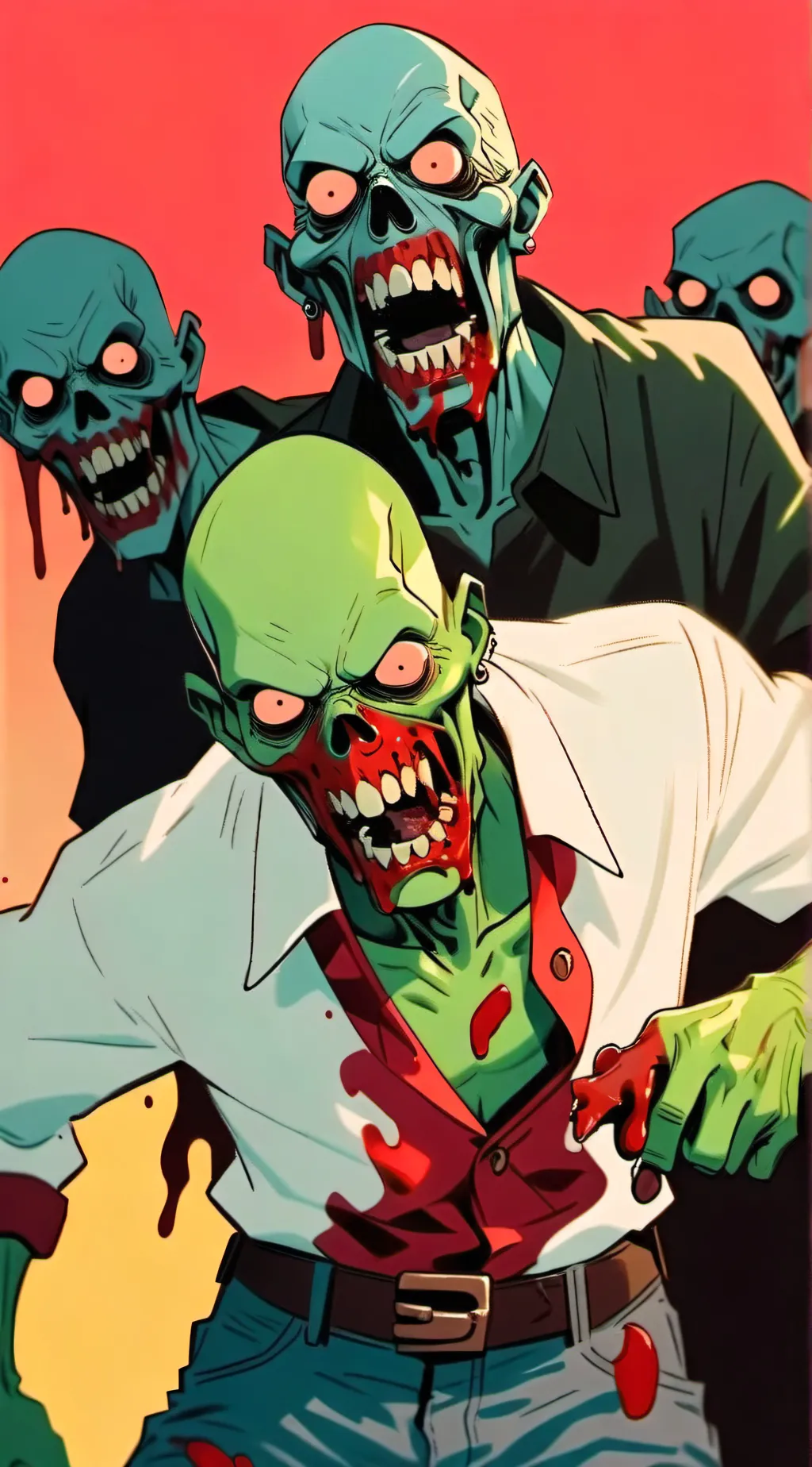 ai character: The walking Dead background
