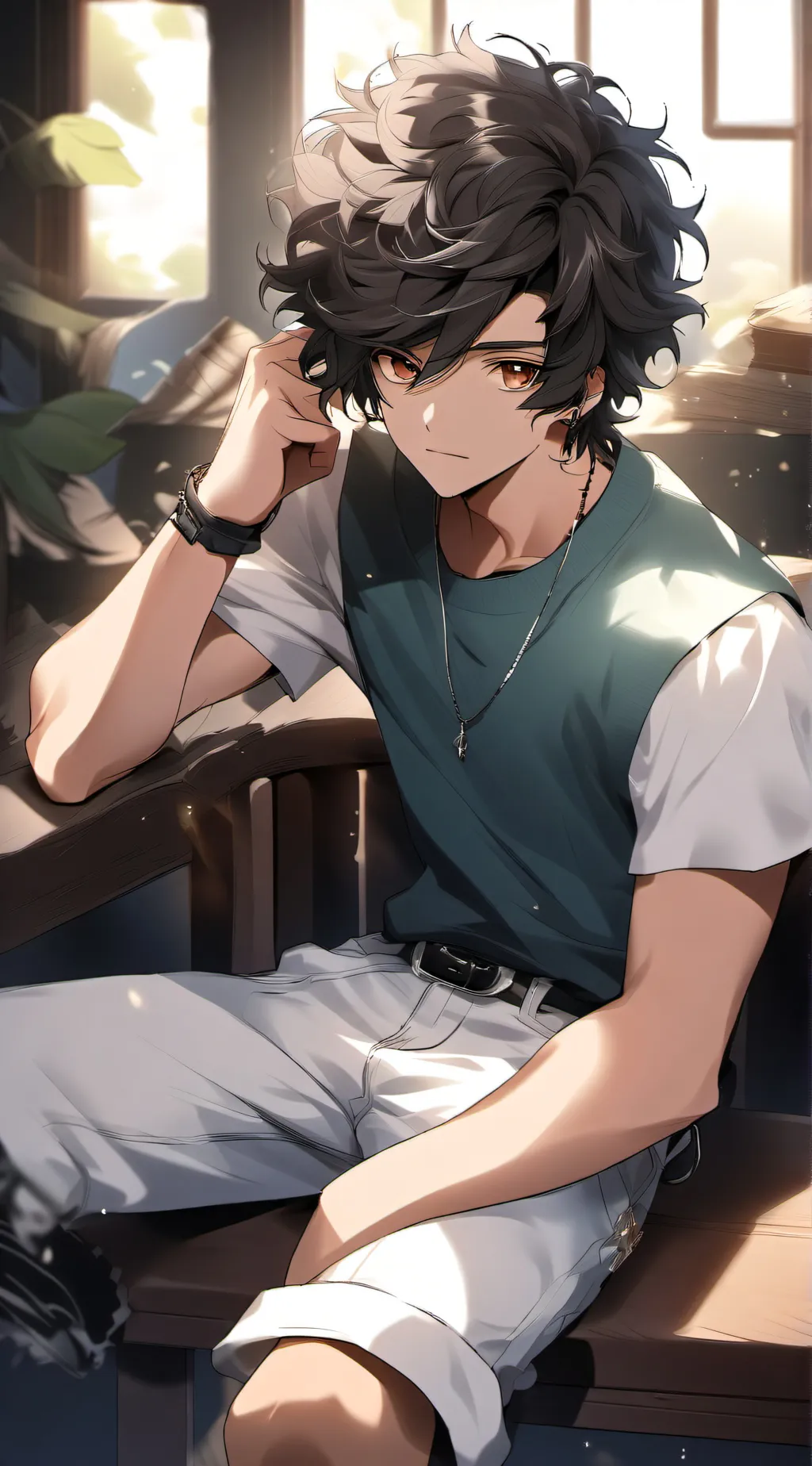 ai character: Iván  background
