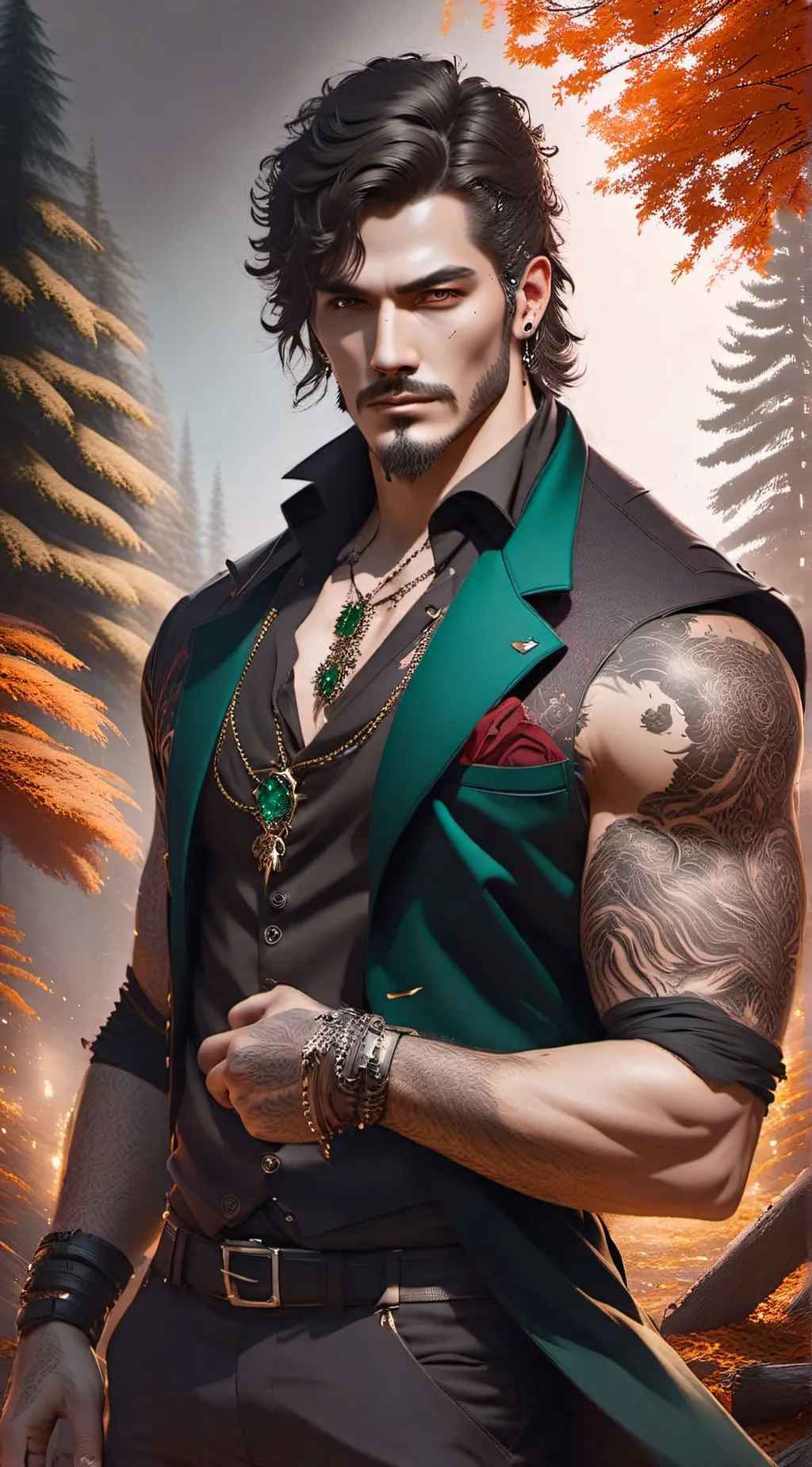 ai character: Solomon  background