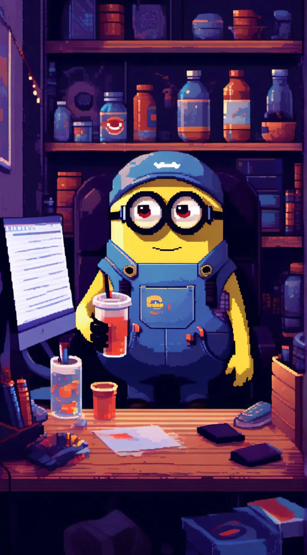 ai character: Mega Minions 2 background