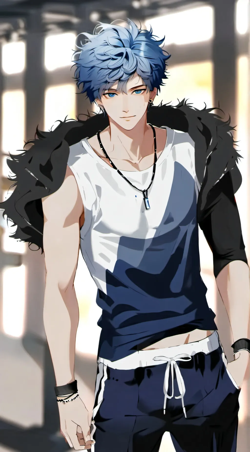 ai character: Leo background