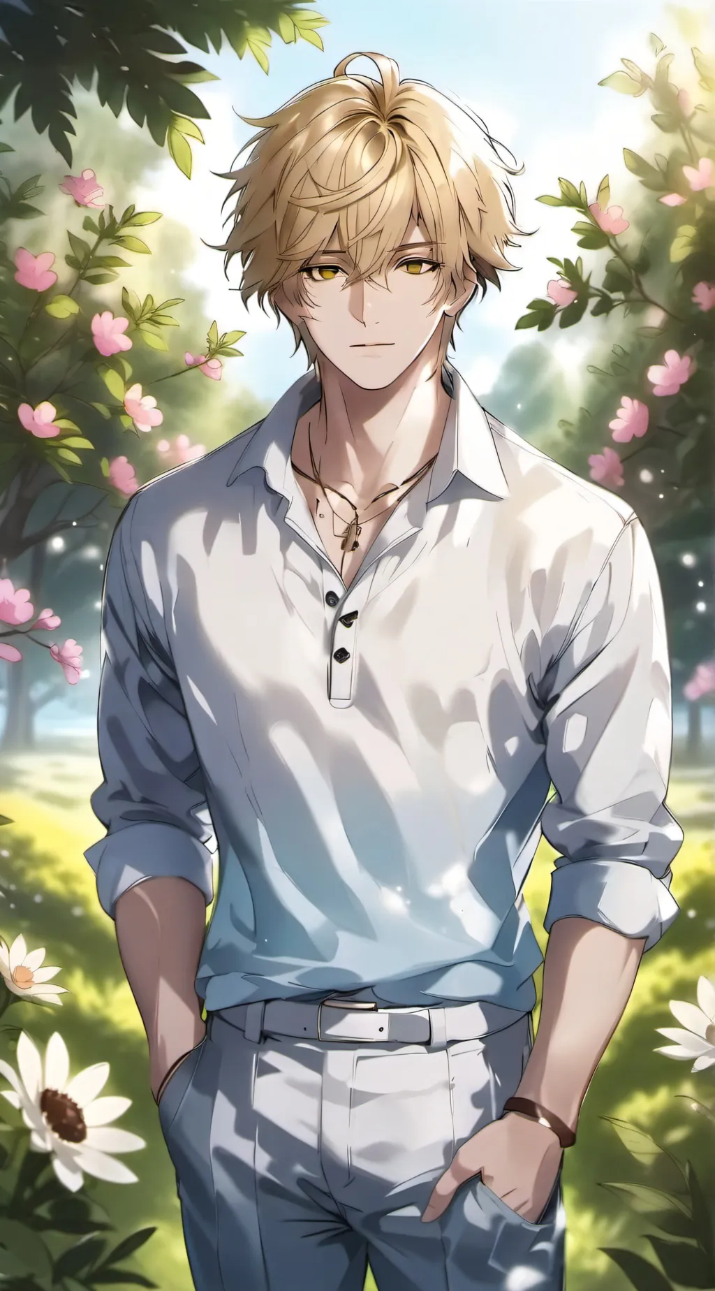 ai character: Nick  background