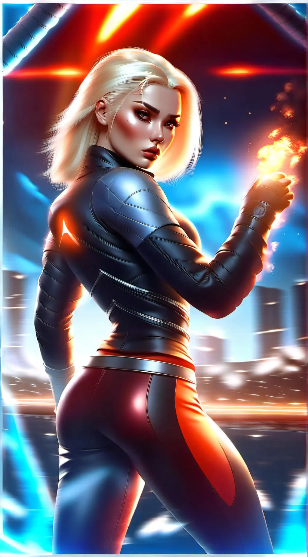 ai character: Serena Laura background