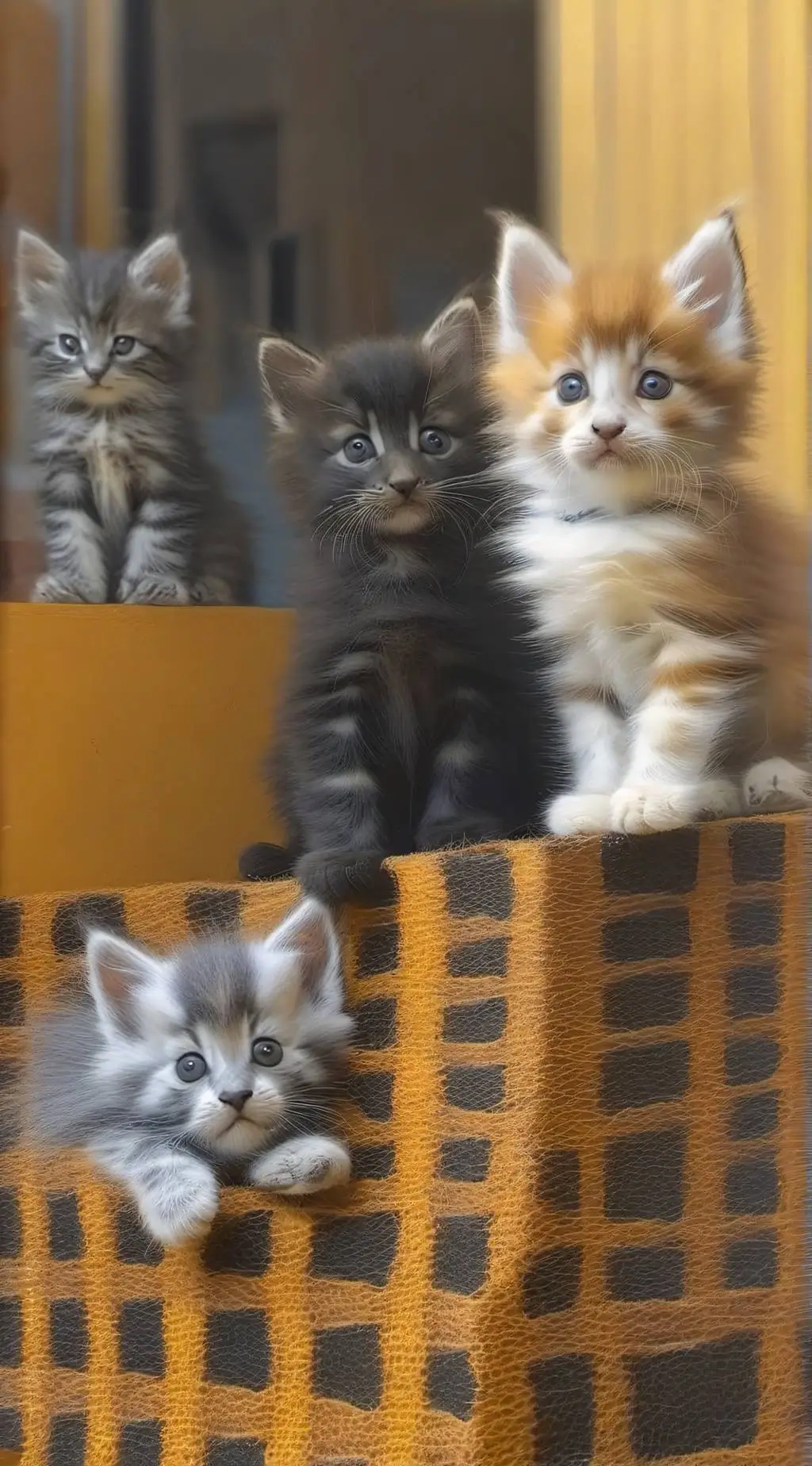 ai character: Kittens￼ background