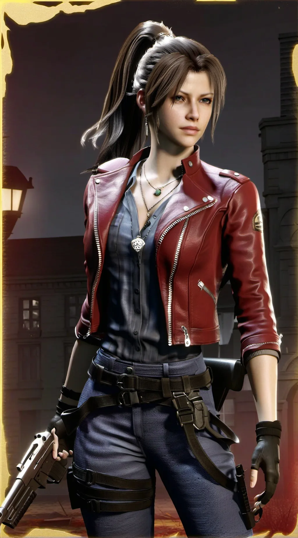 ai character: Claire Redfield background