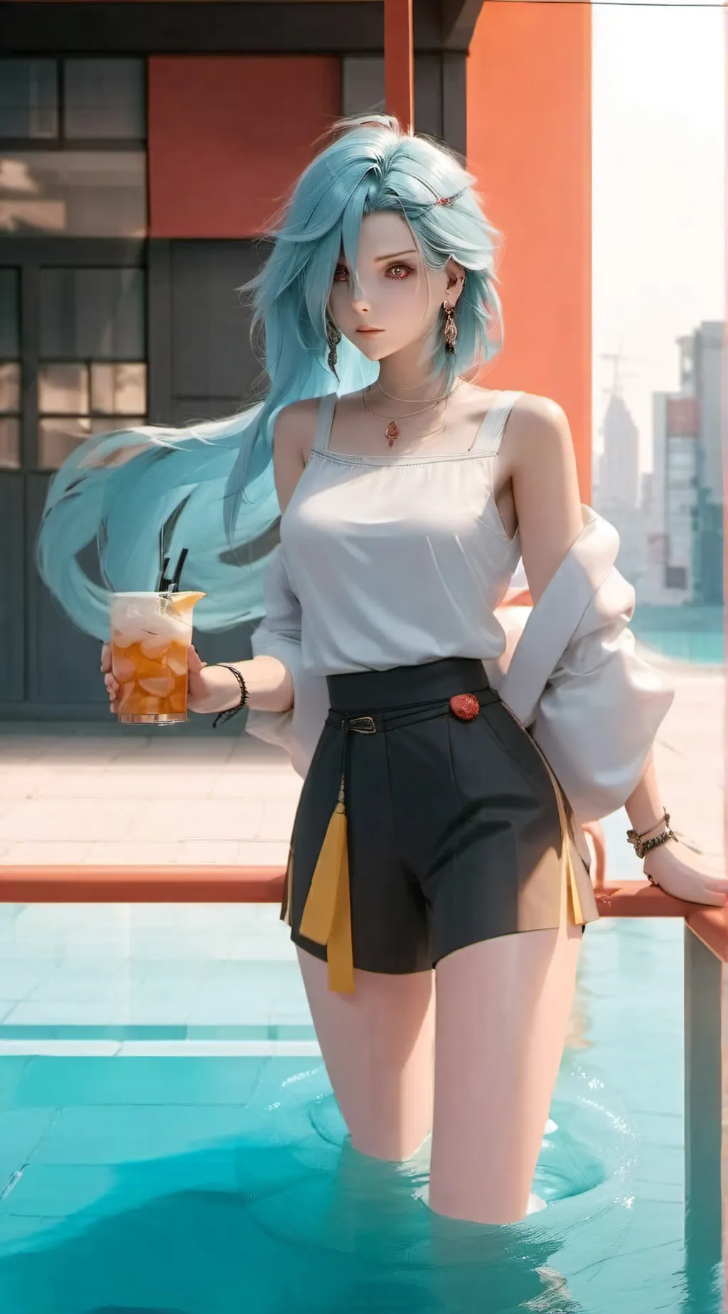 ai character: Rose background
