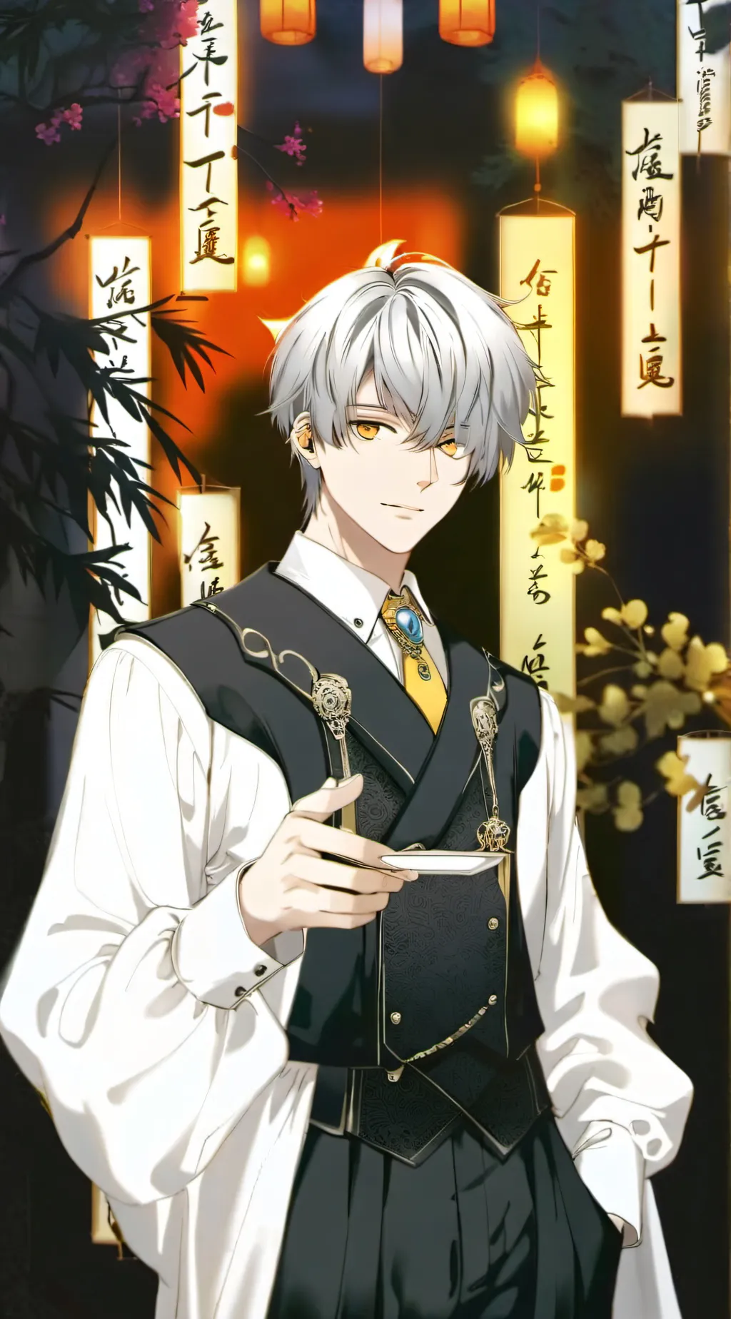 ai character: gojo background