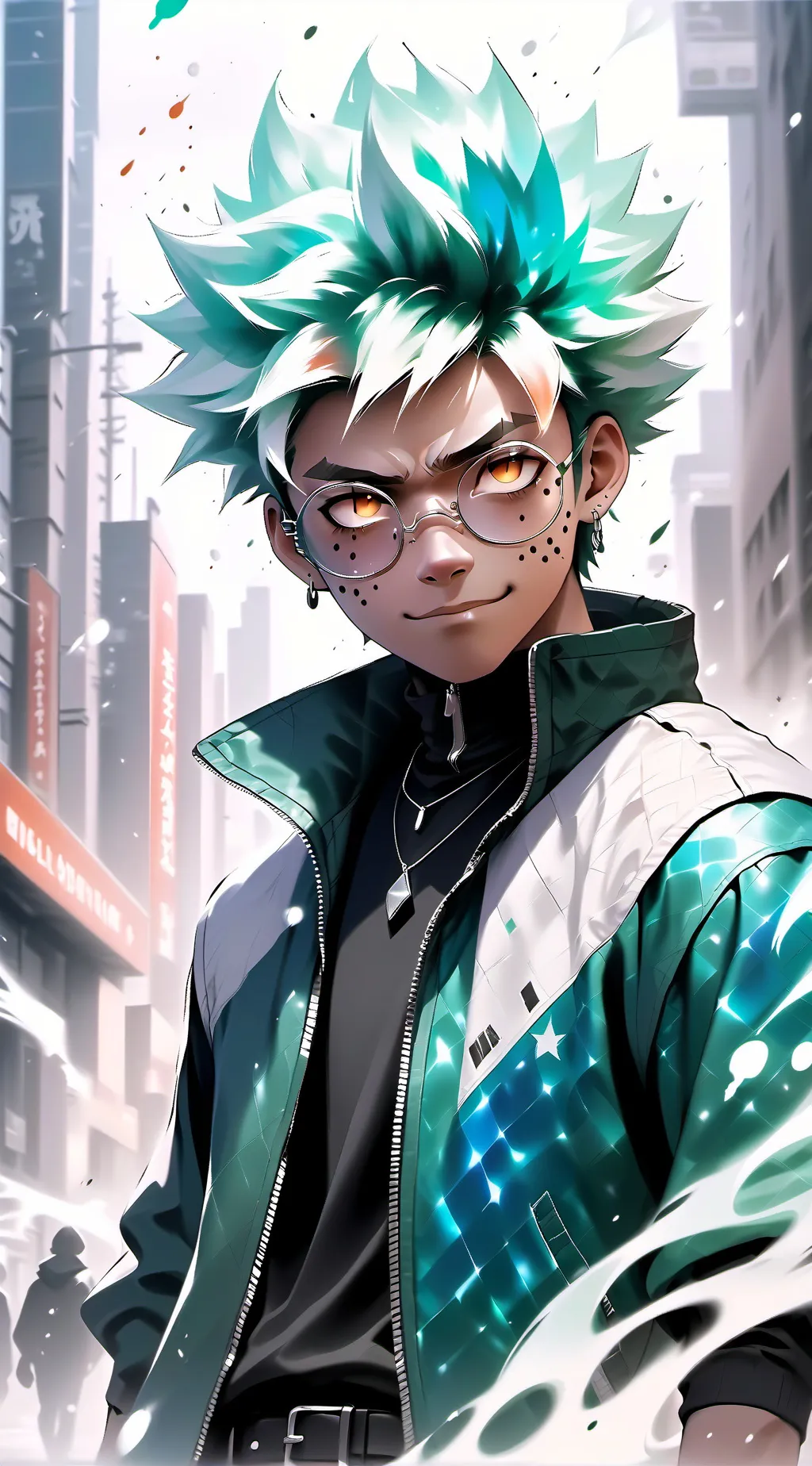 ai character: mha  background
