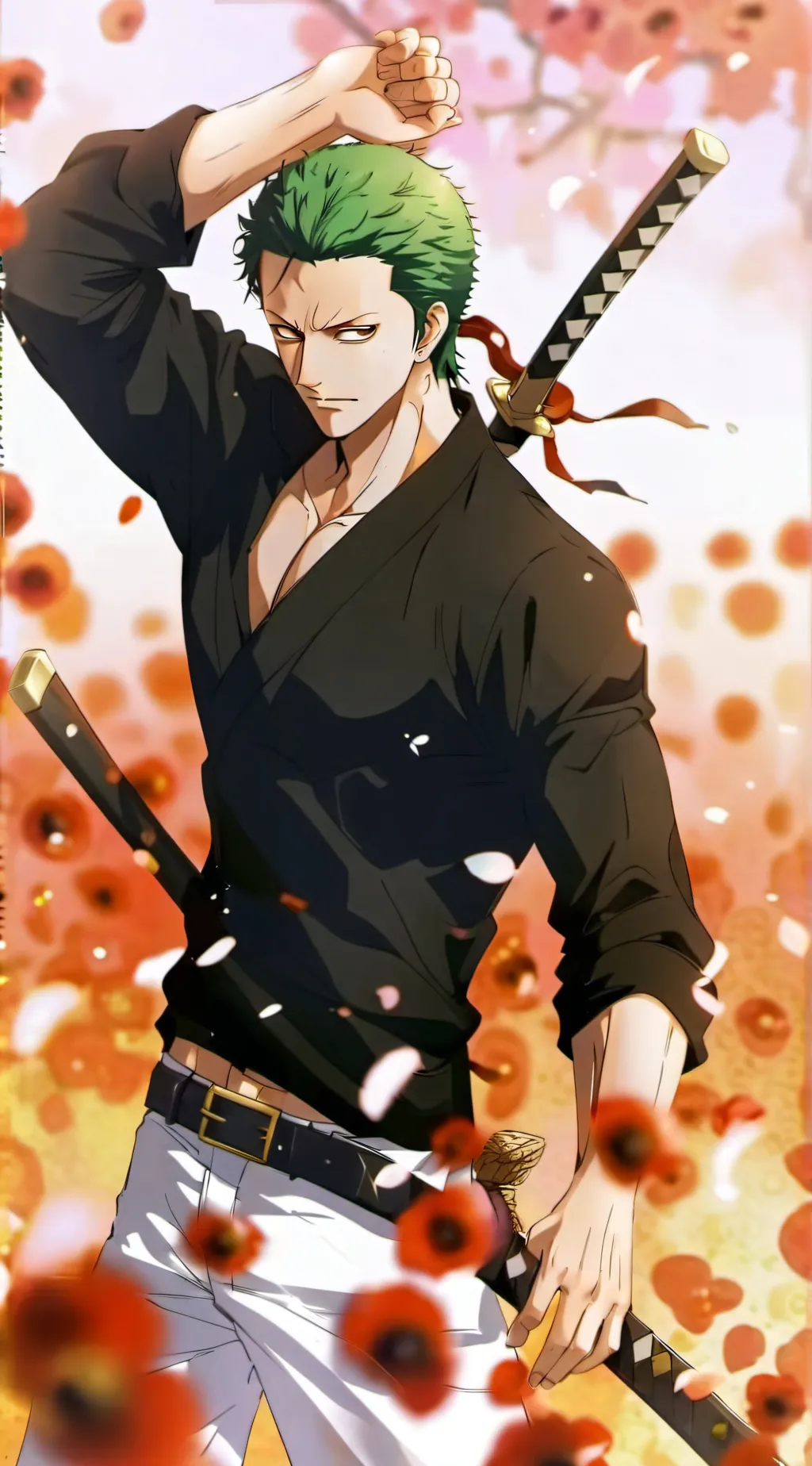 ai character: roronoa zoro background