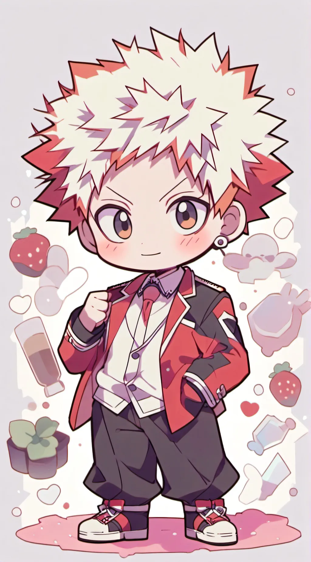 ai character: bakugou turn child background