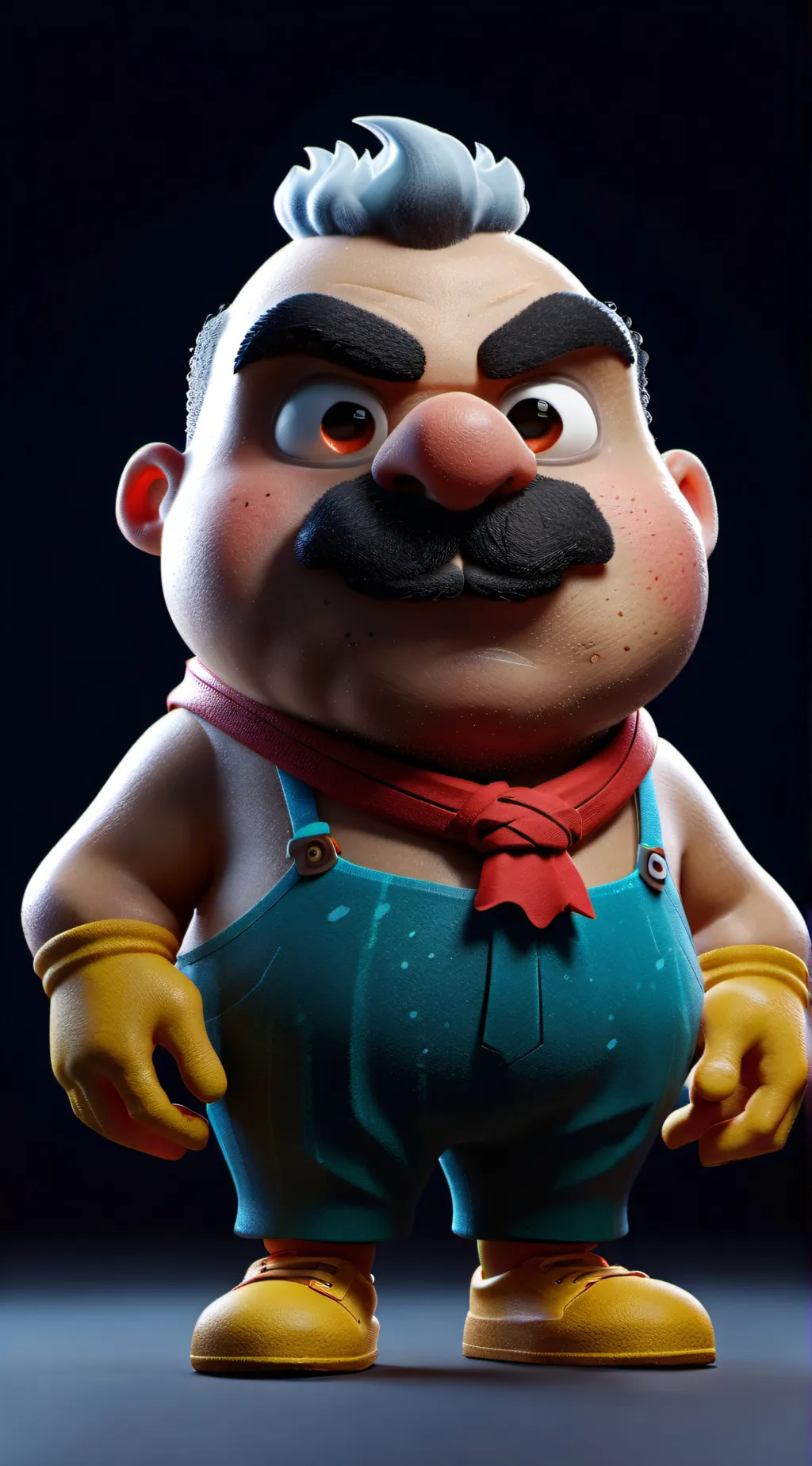 ai character: mr poo poo pants background
