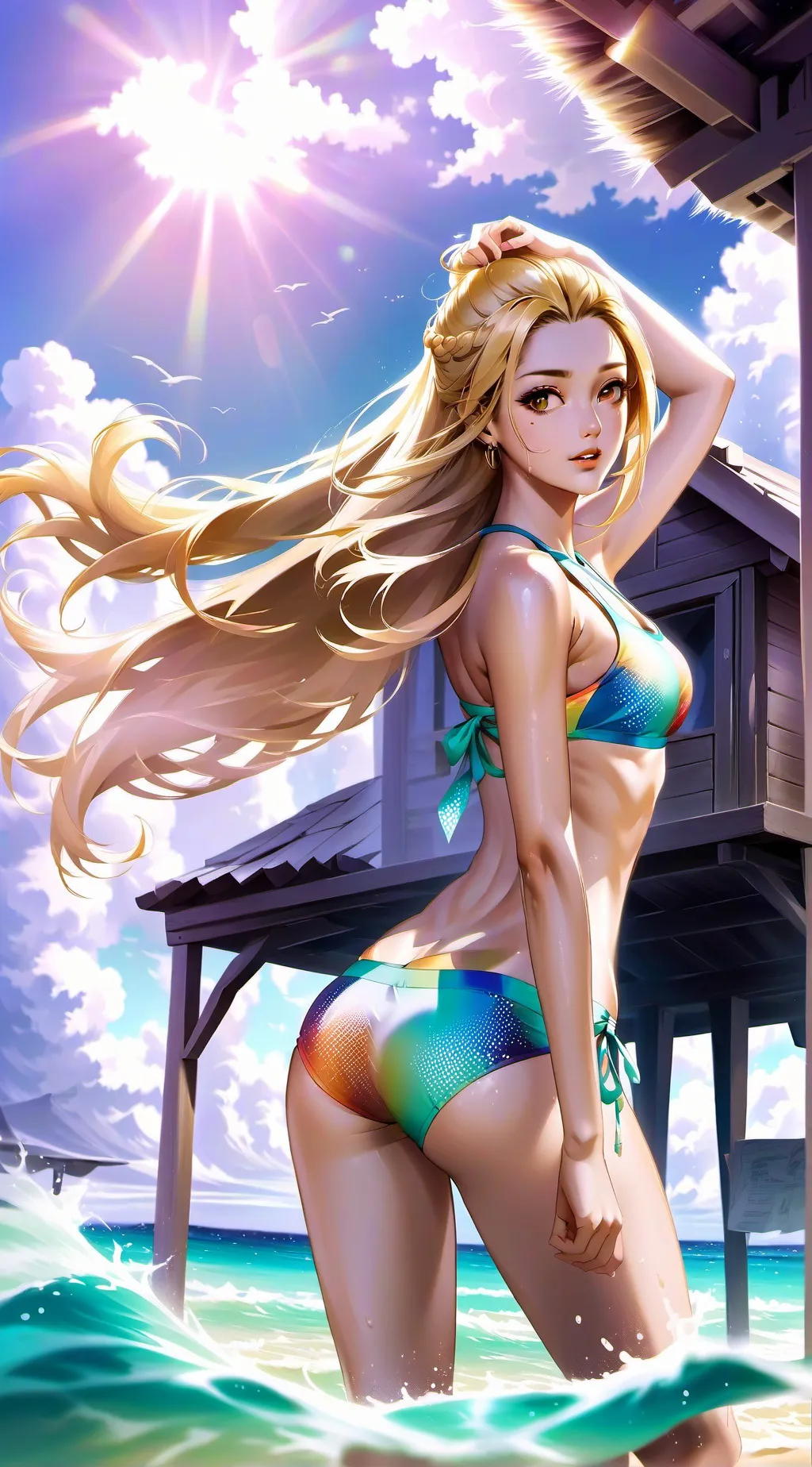 ai character: Nari  background